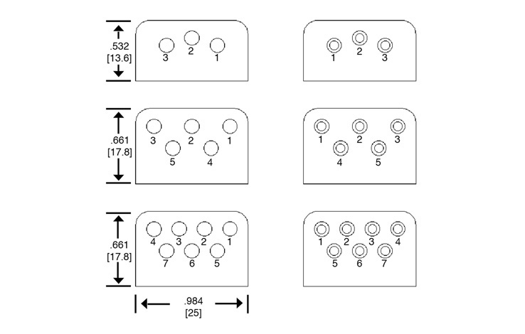 low profile contact pattern image